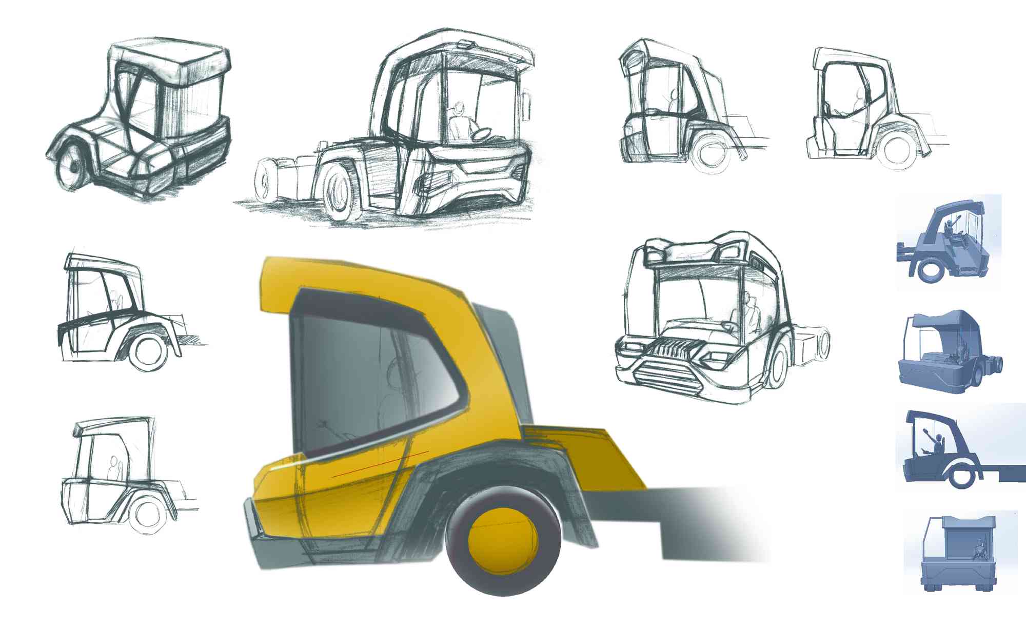 Covers for distribution tractor