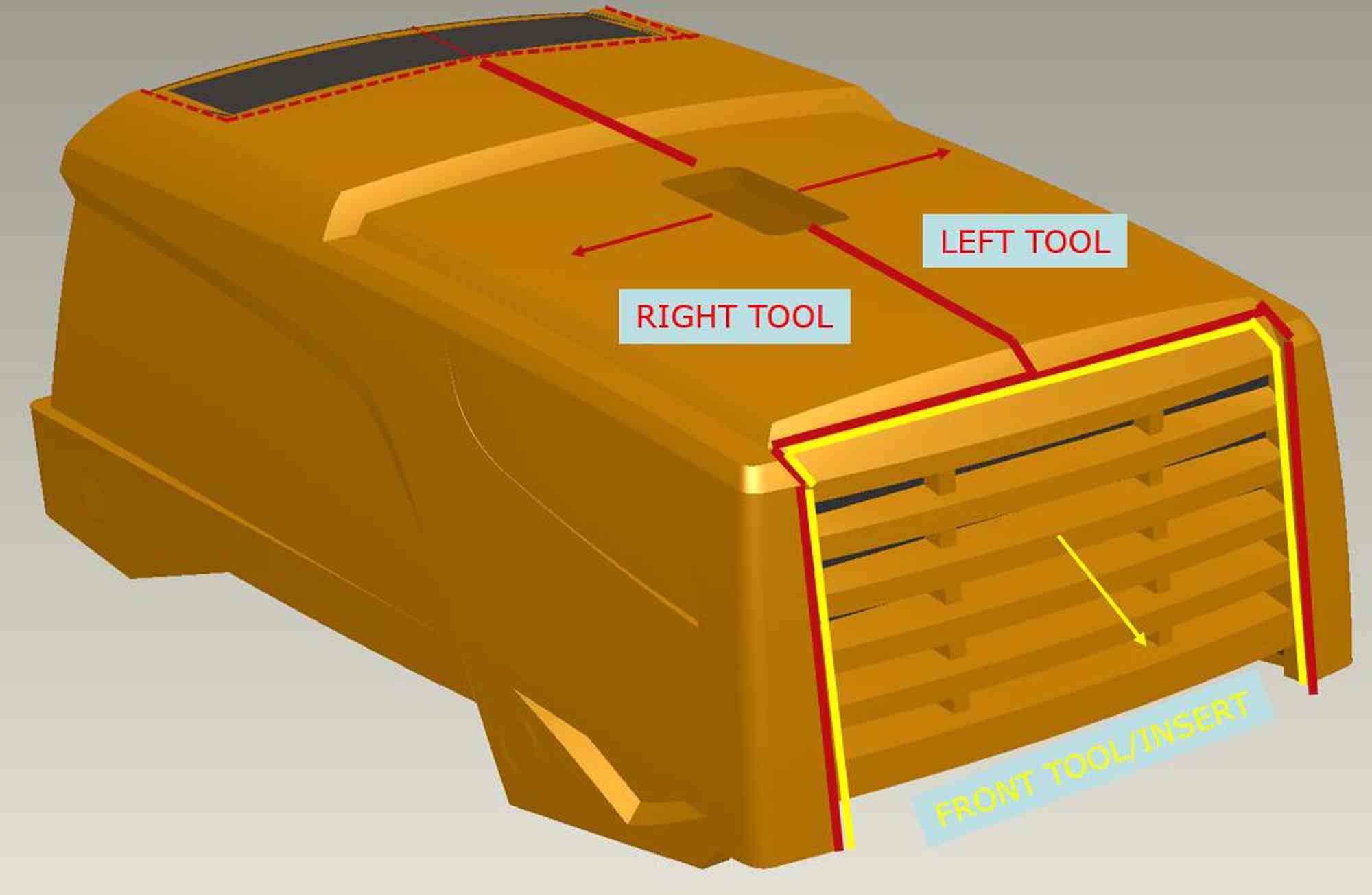 Mobile compressor cover