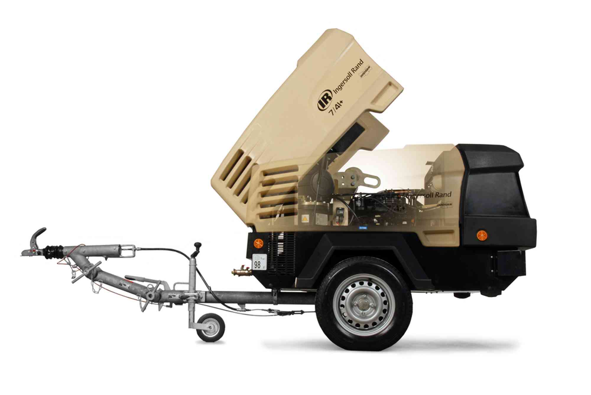 Capotage compresseur mobile
