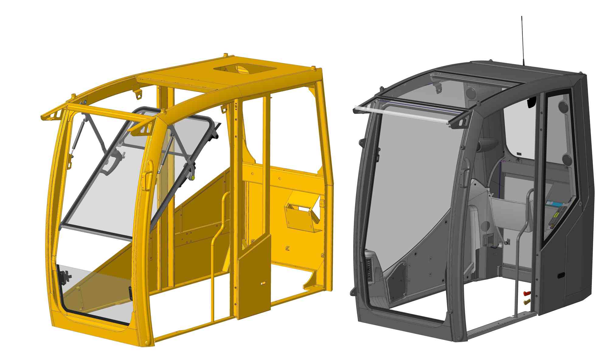 Excavator cab