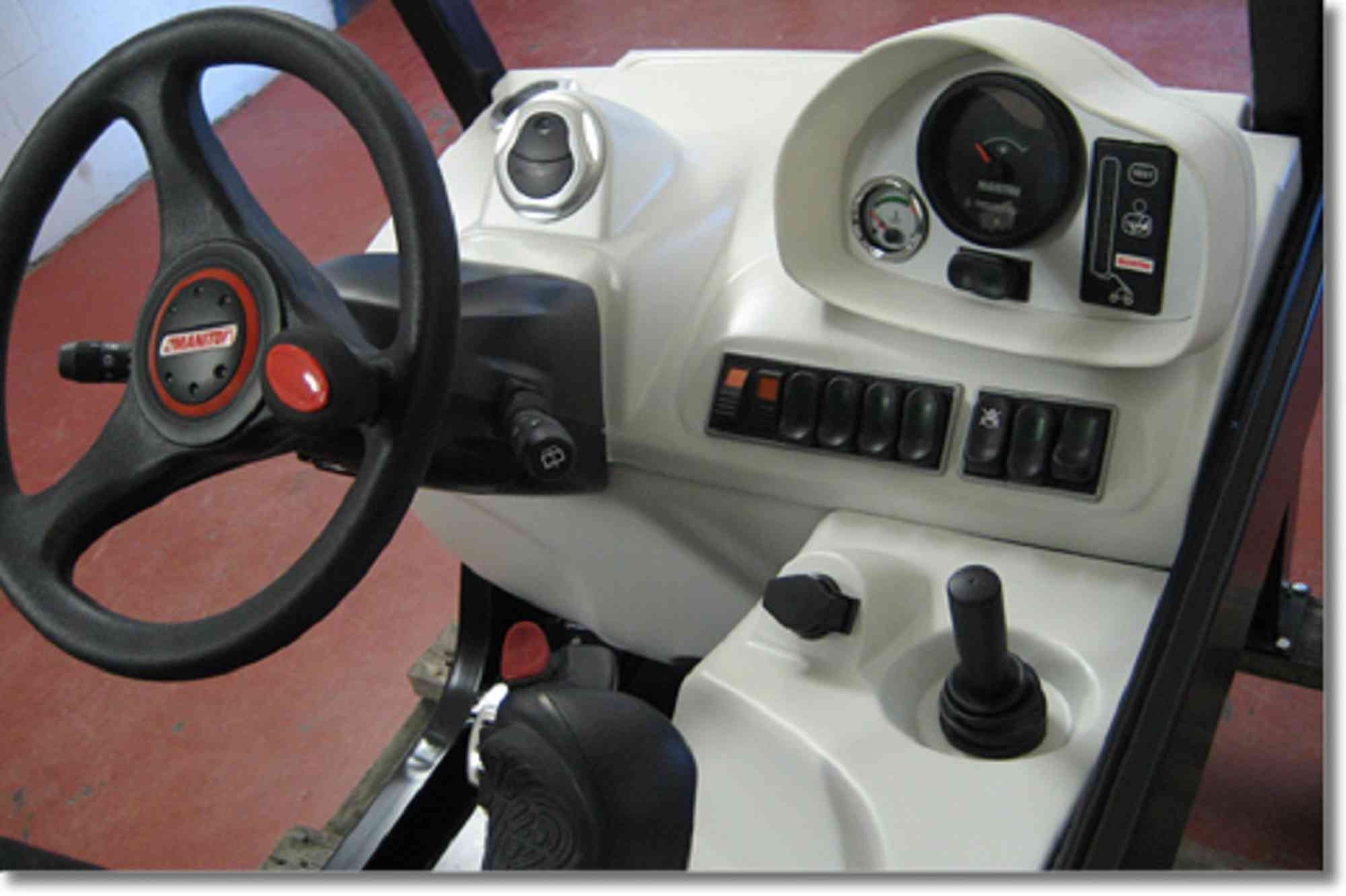 Interior trimming for telehandler