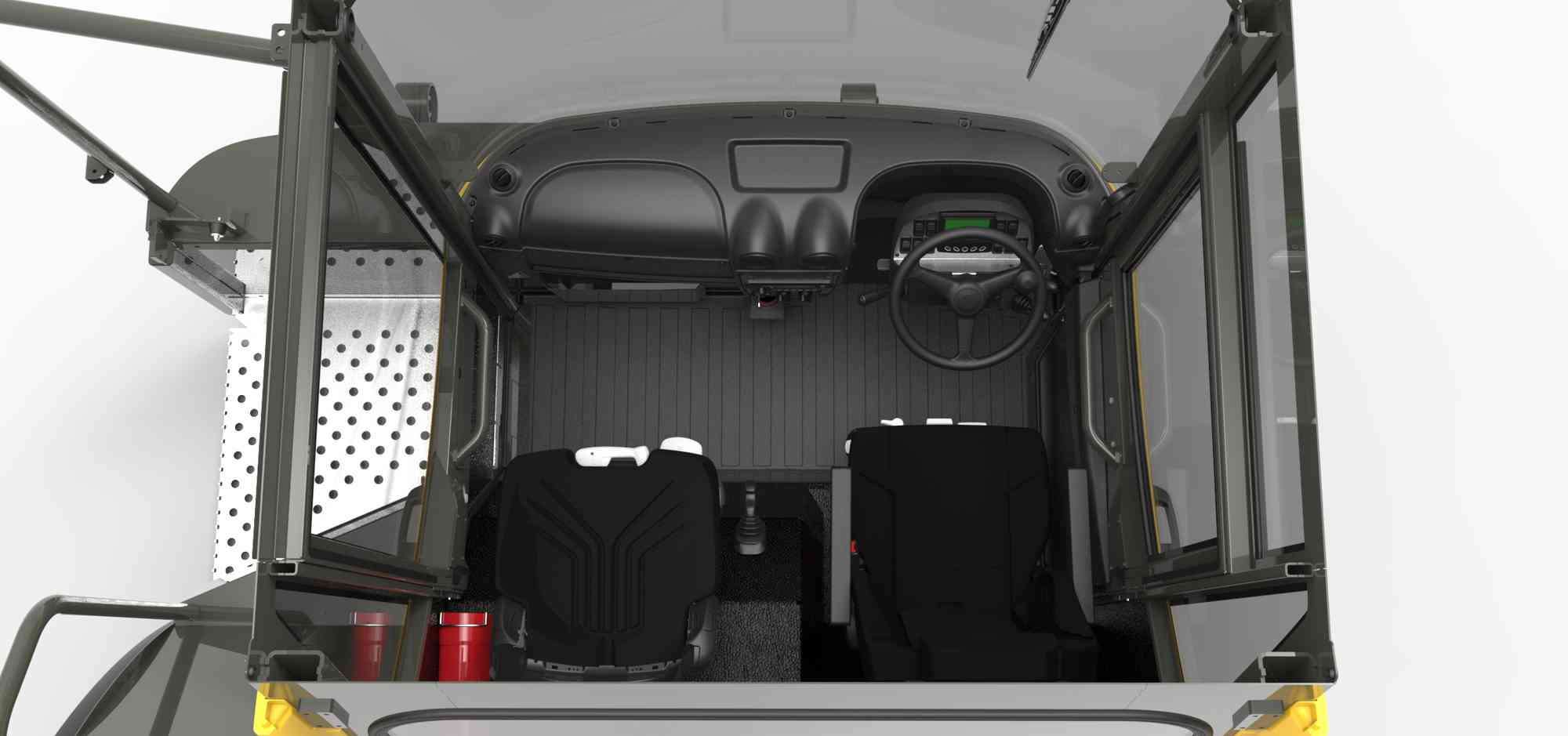 Covers for distribution tractor