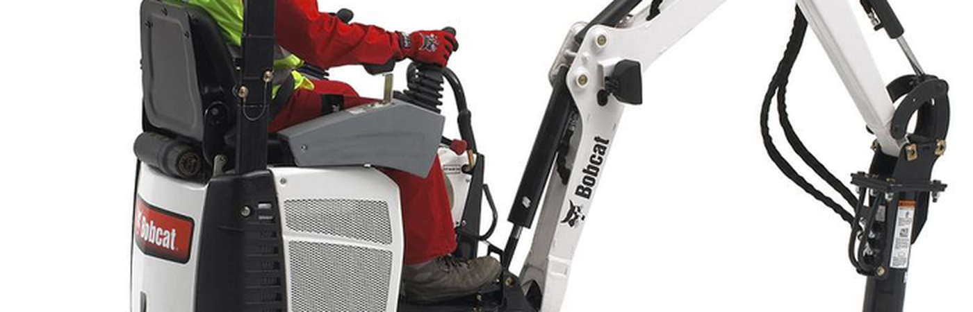 Bekleding mini graafmachine