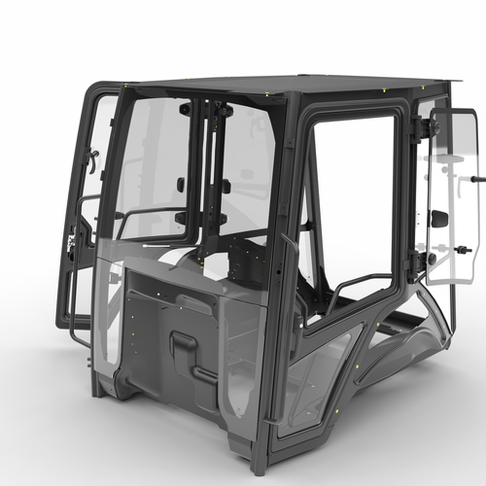 Cabine chargeuse-pelleteuse